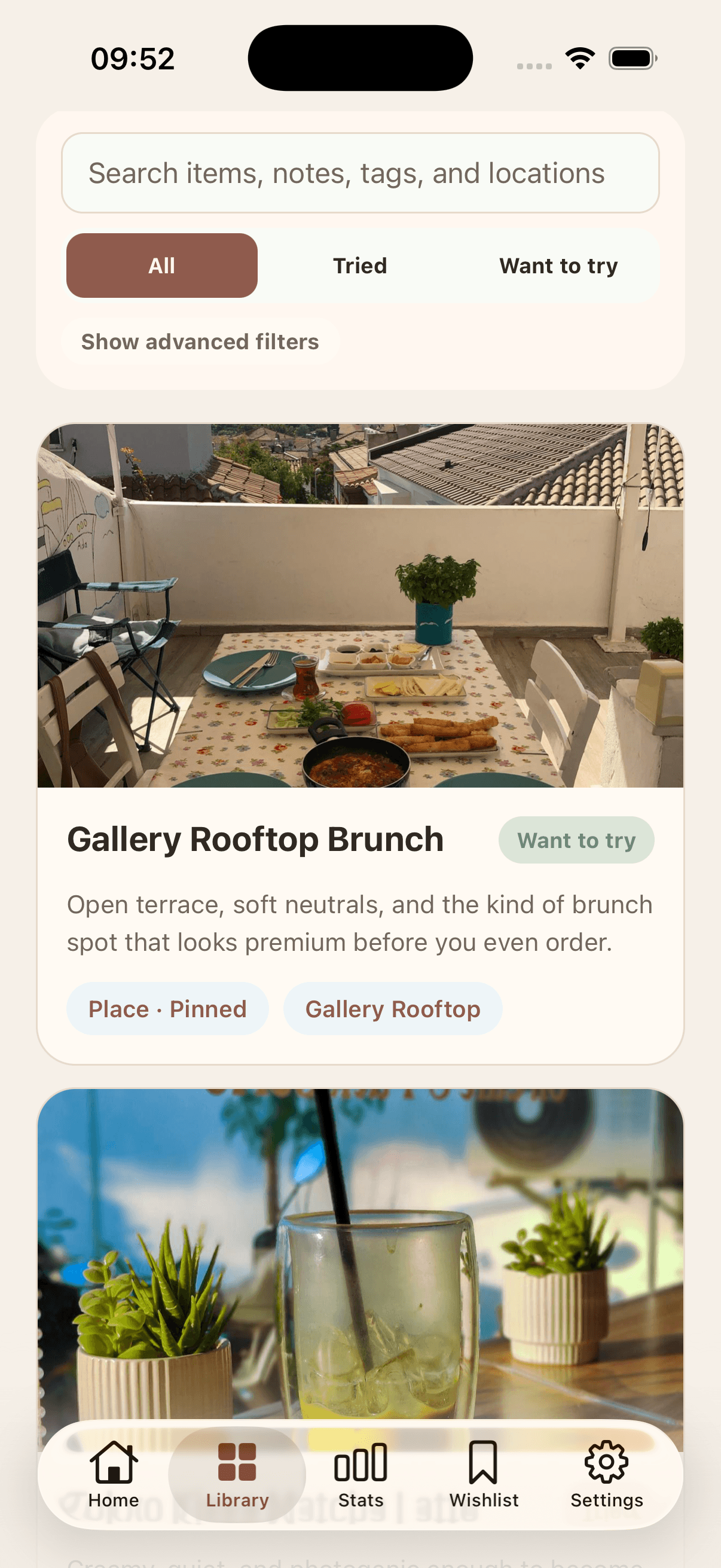 Provato library screenshot